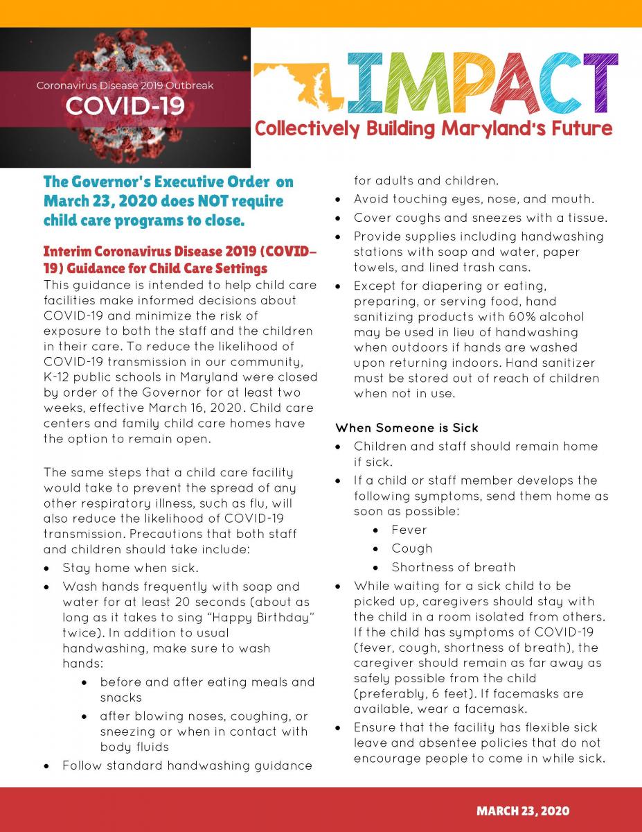 Impact newsletter division of early childhood